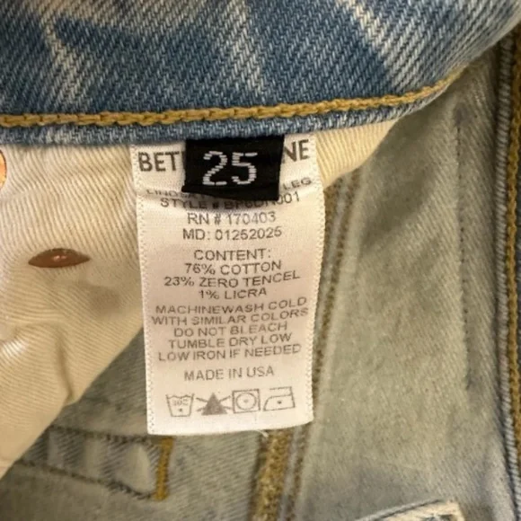 BETRO SIMONE Lindsay Straight Leg Jean | NWT | Size 25 - Picture 9 of 11